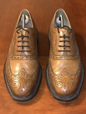$550 | BARKER WESTFIELD CEDAR BURNISHED CALF BROGUE UK7/US8